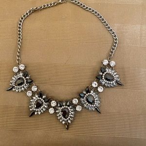Rhinestone Bling Statement Necklace